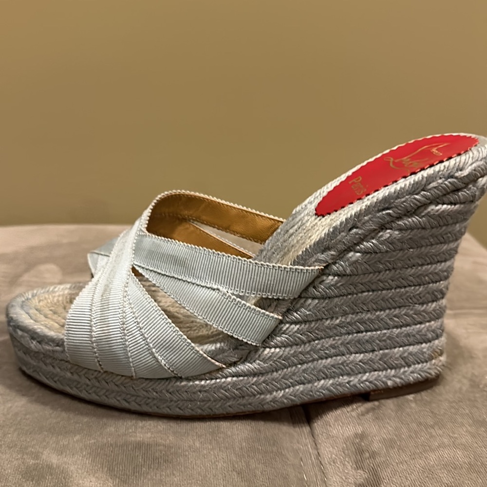 Size 39 Christian Louboutin espadrilles